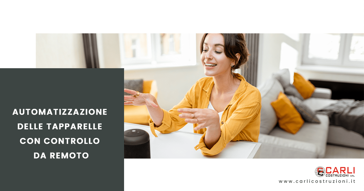 Automatizzazione delle tapparelle con controllo da remoto wifi o tramite comandi come Alexa, Google Home